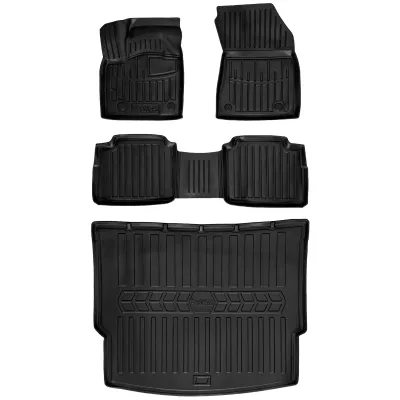 Gumowy zestaw dywaniki i mata Nissan X-Trail IV T33 e-power (od 2021) gór=>