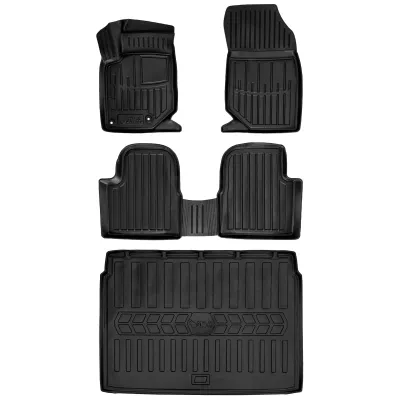 Gumowy zestaw dywaniki i mata Peugeot 2008 II (od 2019) górna podłoga bag=>