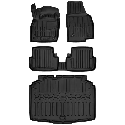 Gumowy zestaw dywaniki i mata Skoda Fabia IV (od 2021) hatchback, dolna p=>