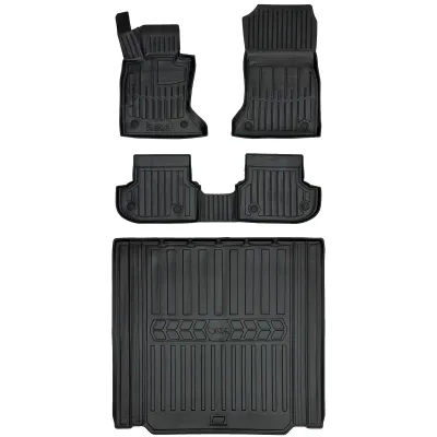 Gumowy zestaw dywaniki i mata BMW Seria 5 F11 (2013-2017) kombi, po lifci=>