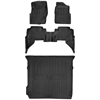Gumowy zestaw dywaniki i mata Nissan Pathfinder III R51 (2010-2015) wersj=>