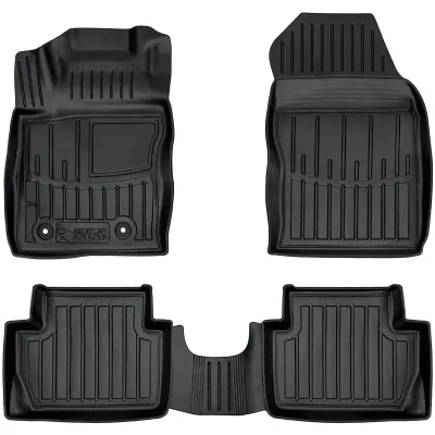 Dywaniki gumowe Ford EcoSport II (2013-2023) odległość między stoperami w dywaniku kierowcy 23 cm.