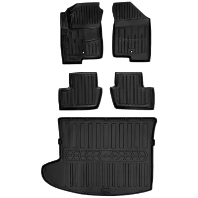 Gumowy zestaw dywaniki i mata Jeep Patriot (2006-2017) jeden stoper po st=>