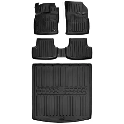 Gumowy zestaw dywaniki i mata Seat Leon III 5F (2012–2020) kombi, górna p=>