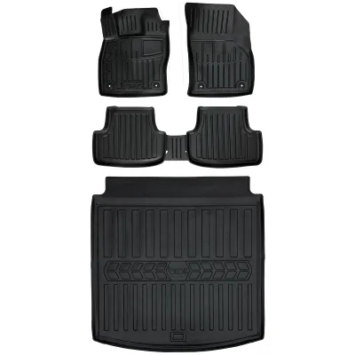 Gumowy zestaw dywaniki i mata Seat Leon III 5F (2012–2020) kombi, dolna p=>