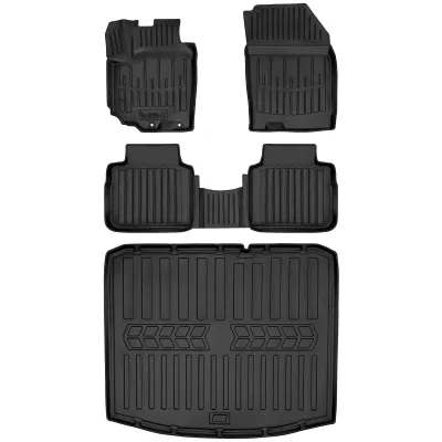 Gumowy zestaw dywaniki i mata Suzuki SX4 II (2013-2021) dolna podłoga bag=>