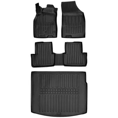 Gumowy zestaw dywaniki i mata Renault Megane III (2008-2015) kombi, bez w=>
