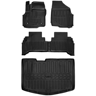 Gumowy zestaw dywaniki i mata Opel Ampera-E (2016-2019) dolna podłoga bag=>