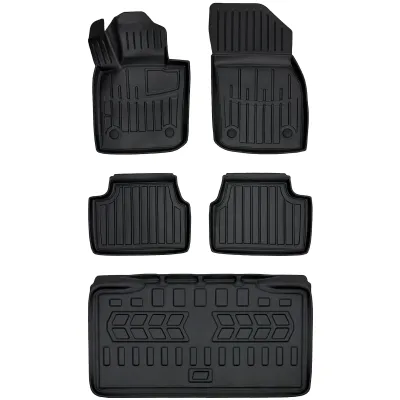 Gumowy zestaw dywaniki i mata Mini Cooper III F55 (2014-2023) 5-drzwiowy