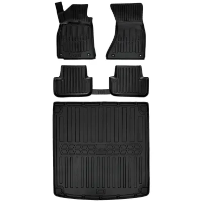 Gumowy zestaw dywaniki i mata Audi A4 B8 (2007-2015) kombi