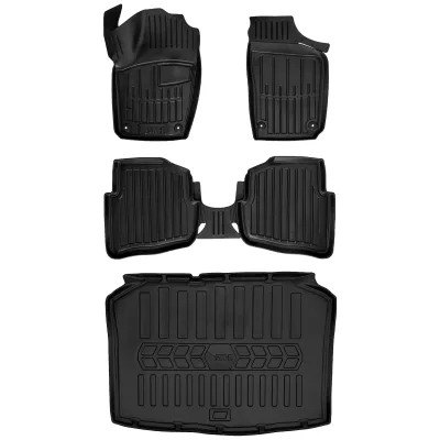 Gumowy zestaw dywaniki i mata Seat Ibiza III 6L (2002-2008) hatchback