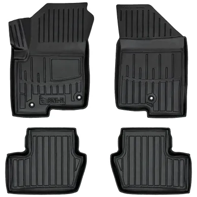 Dywaniki gumowe Jeep Patriot (2006-2017) dwa stopera po stronie kierowcy