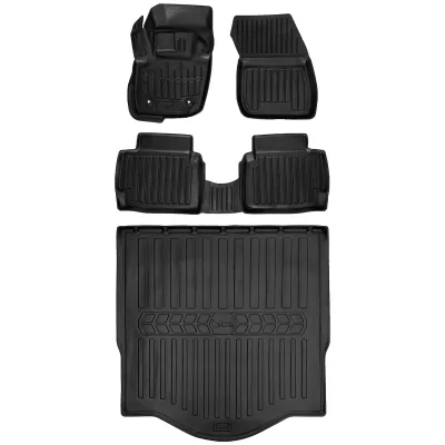 Gumowy zestaw dywaniki i mata Ford Mondeo V (2014-2022) kombi, odległość =>