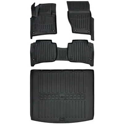 Dywaniki samochodowe do Volkswagen Touareg II 7P (2010-2018) +Mata
