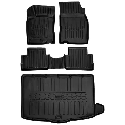 Gumowy zestaw dywaniki i mata Nissan Qashqai II J11 (2014-2017) dolna pod=>