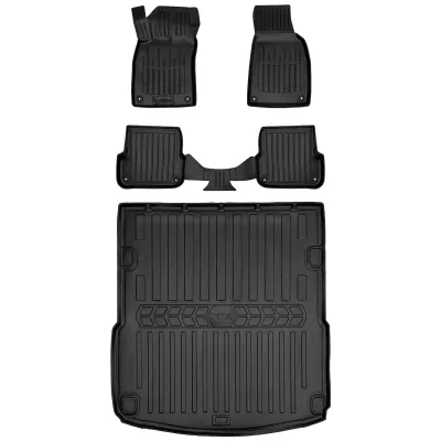 Gumowy zestaw dywaniki i mata Audi A6 C6 (2008-2011) sedan, po liftingu