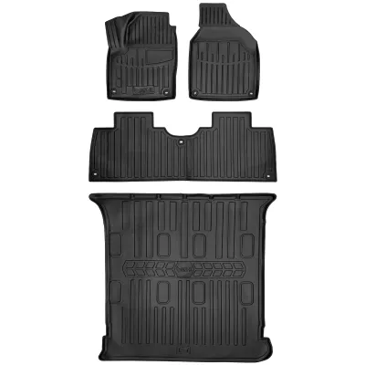 Gumowy zestaw dywaniki i mata Seat Alhambra I 7M (1996-2010) wersja 7 oso=>