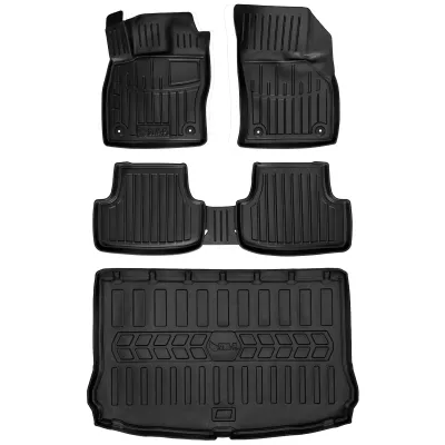 Gumowy zestaw dywaniki i mata Seat Leon III 5F (2012–2020) hatchback, dol=>