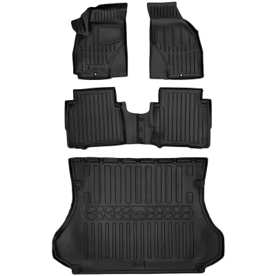 Gumowy zestaw dywaniki i mata Hyundai Santa Fe I SM (2001-2006)