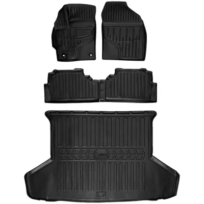 Gumowy zestaw dywaniki i mata Toyota Prius "V" (USA) (2011-2015) kombi, w=>