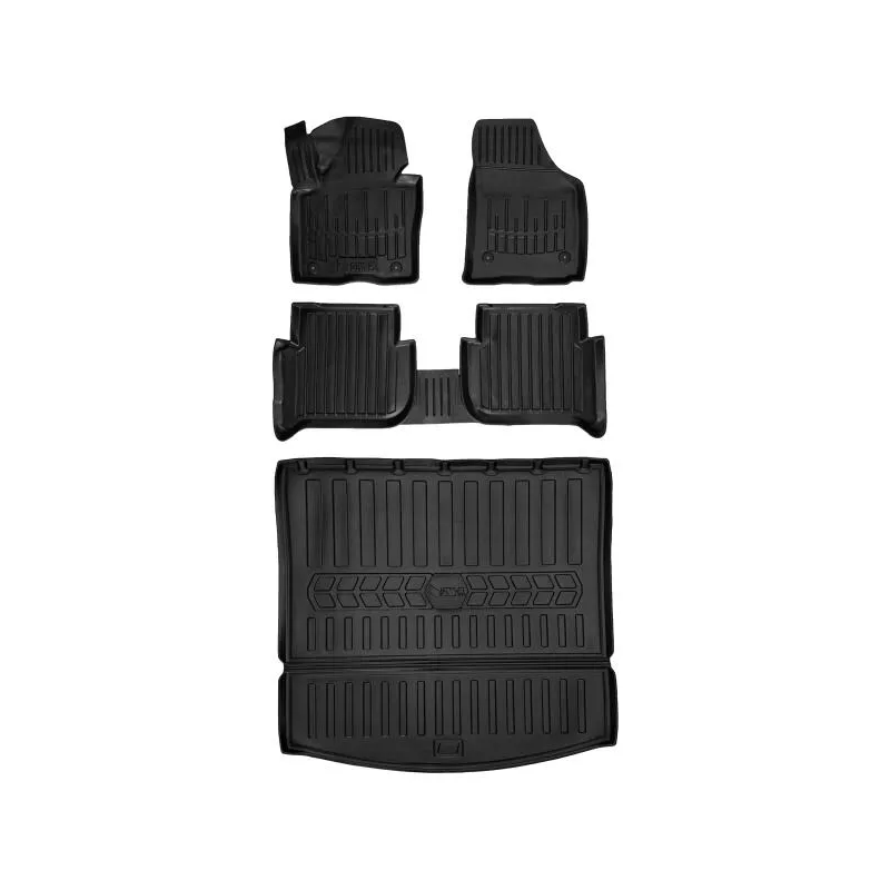 Dywaniki samochodowe do Volkswagen Touran I, II (2003-2015) +Mata