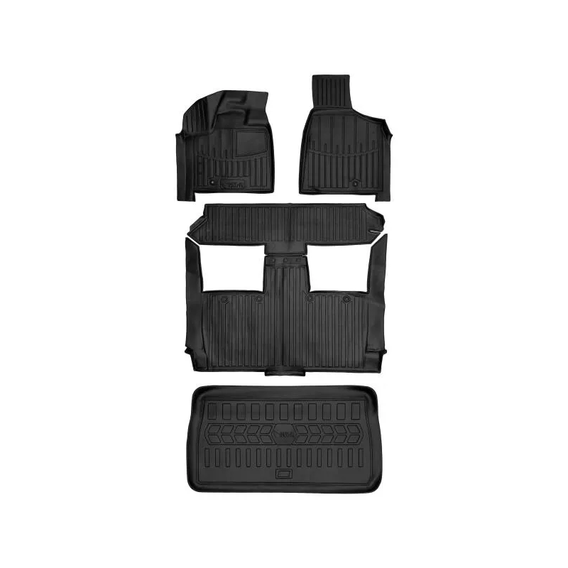 Dywaniki samochodowe do Dodge Grand Caravan V RT (2008-2020) +Mata