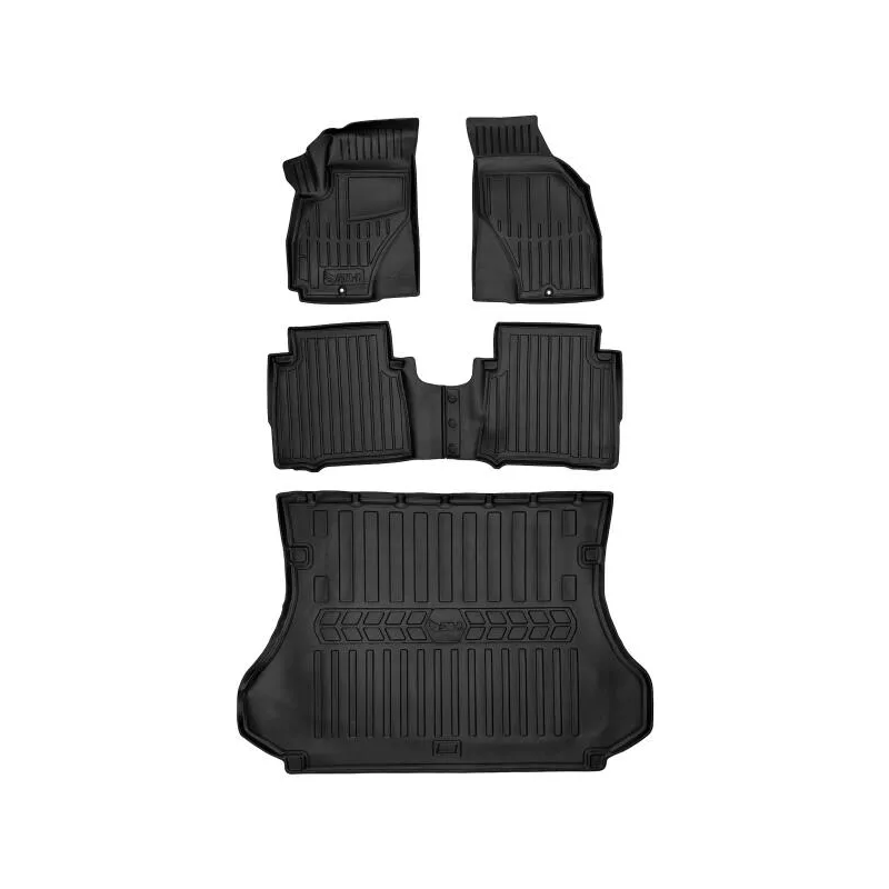 Dywaniki samochodowe do Hyundai Santa Fe I SM (2001-2006) +Mata