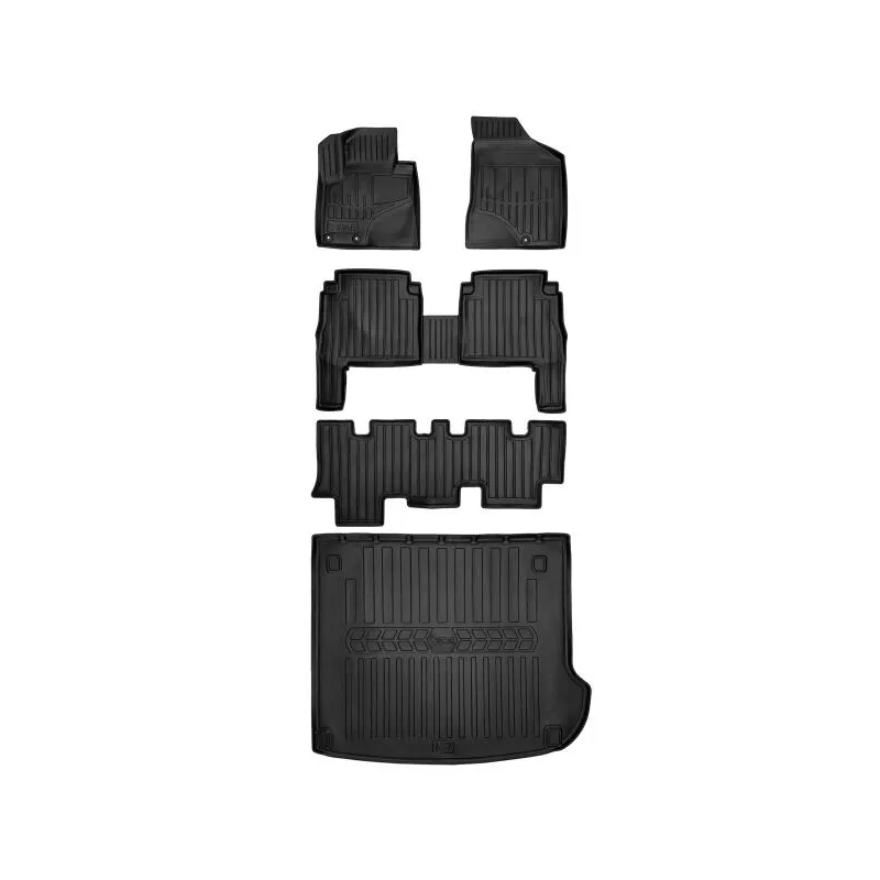 Dywaniki samochodowe do Hyundai Santa Fe II CM (2010-2012) +Mata