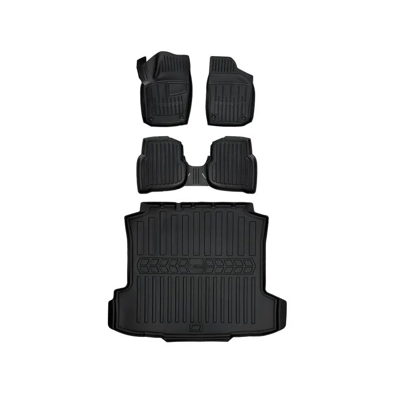 Dywaniki samochodowe do Volkswagen Polo Sedan (2010-2020) +Mata