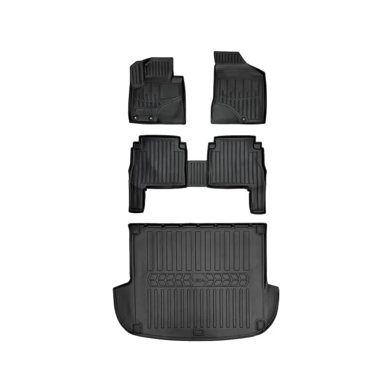 Dywaniki samochodowe do Hyundai Santa Fe II CM (2010-2012) +Mata